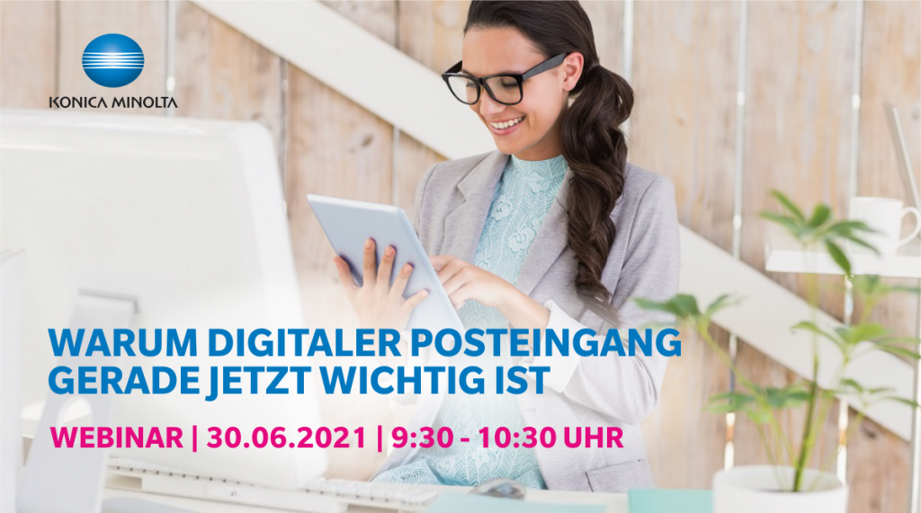 Headergrafik Webinar Konica Minolta